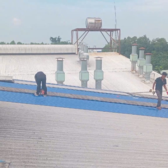 Lợp Mái Tôn Nhà Xưởng & Chống Dột Mái Tôn 1 